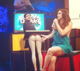 Brazilian and World Celebrities Red-Hot Crossed Gams