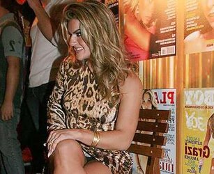 Brazilian and World Celebrities Red-Hot Crossed Gams