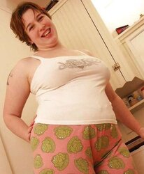 Large Breasts Big Booty Chub Rowan In Pajamas!