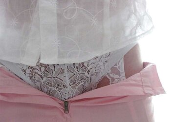 White and kinky undergarments