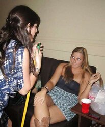 FaceBook Thong Glimpse