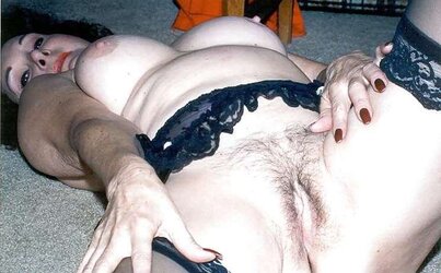 Steamy granny posing