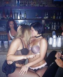 Tramps smooching cocksluts