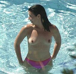 Kym Marsh UK Stunner 1 (Sans Bra, Pokies, Swimsuit)