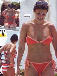 Kym Marsh UK Stunner 1 (Sans Bra, Pokies, Swimsuit)