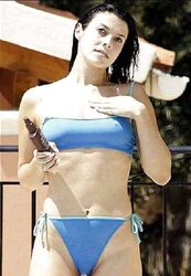Kym Marsh UK Stunner 1 (Sans Bra, Pokies, Swimsuit)