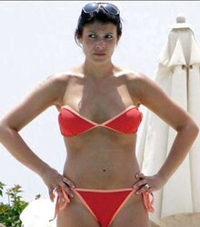 Kym Marsh UK Stunner 1 (Sans Bra, Pokies, Swimsuit)