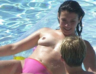 Kym Marsh UK Stunner 1 (Sans Bra, Pokies, Swimsuit)