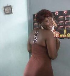 Ebony dark-hued fuckslut real african inexperienced