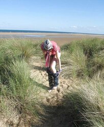 Walking clothes at the beach! :)