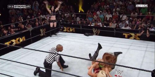 Britani Knight aka Paige WWE wrestling honey bevy