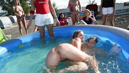 Naughty vacation nymphs