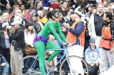 Bare Painted Gals in Public Fetish Gallery