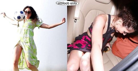 Celeb oops, upskirts