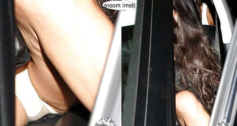 Celeb oops, upskirts