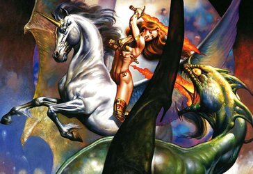 Boris Vallejo Drawings