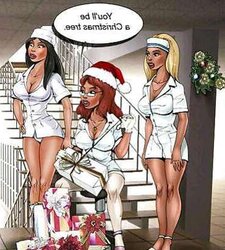 Gorgeous Dark-Hued Girls.... A Gorgeous and A Merry Christmas