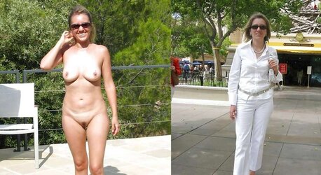 More Mature Clothed Unclothed Bombshells