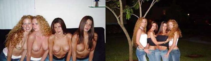 More Mature Clothed Unclothed Bombshells