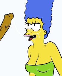 Marge Simpson Likes BIG BLACK COCK