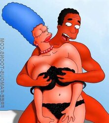 Marge Simpson Likes BIG BLACK COCK