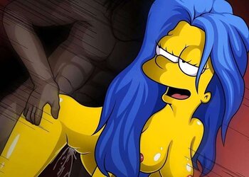 Marge Simpson Likes BIG BLACK COCK
