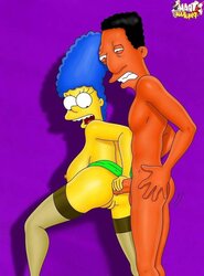 Marge Simpson Likes BIG BLACK COCK