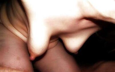 Blowjob and floppy titties