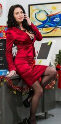 Satin sundress, suit, uniform