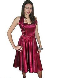 Satin sundress, suit, uniform