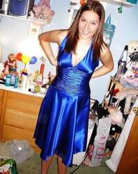 Satin sundress, suit, uniform