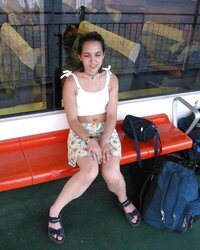 LATINA POSING OUTDOOR