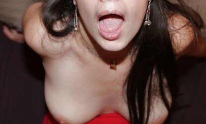 My wifey open her throat for you