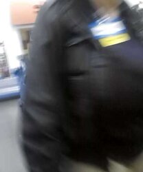 Large titted Walmart gal