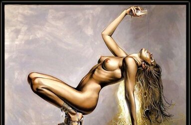 Dame voluptuous drawings