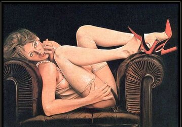 Dame voluptuous drawings