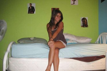 Super-Cute Selfshot Dark-Haired