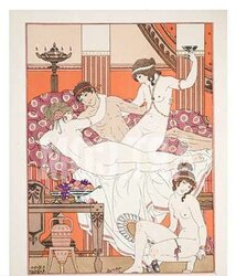 Art Deco Erotic Illustrations by Joseph Kuhn-Regnier