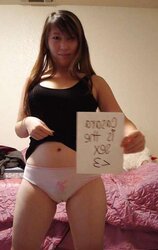 Uber-Cute Bald Asian Taunt