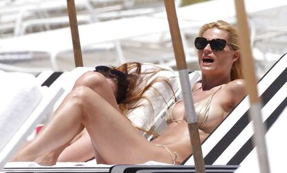 Michelle Hunziker uber-sexy FRESH Bathing Suit Pictures