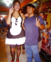 Cosplay latino nylon and stockings