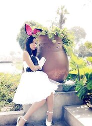 Cosplay latino nylon and stockings