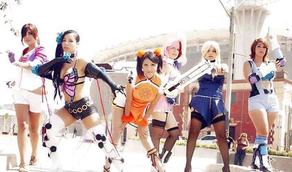 Cosplay latino nylon and stockings