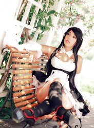 Cosplay latino nylon and stockings