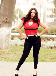 Cosplay latino nylon and stockings