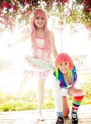 Cosplay latino nylon and stockings