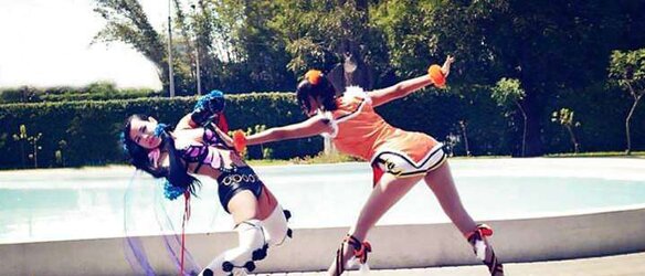 Cosplay latino nylon and stockings