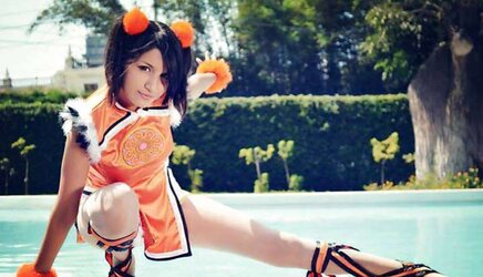 Cosplay latino nylon and stockings
