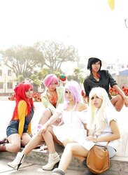 Cosplay latino nylon and stockings