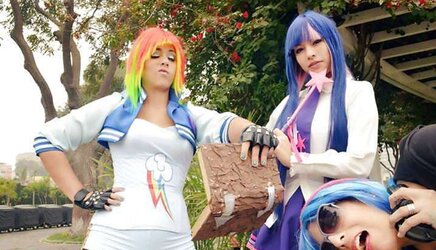 Cosplay latino nylon and stockings